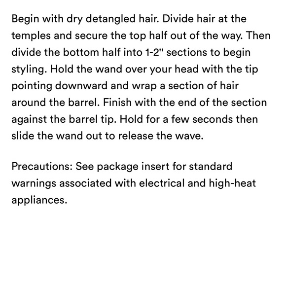 💙NWT💙 1 1/4” Babyliss Pro Nano-Titanium curling wand - Picture 9 of 11